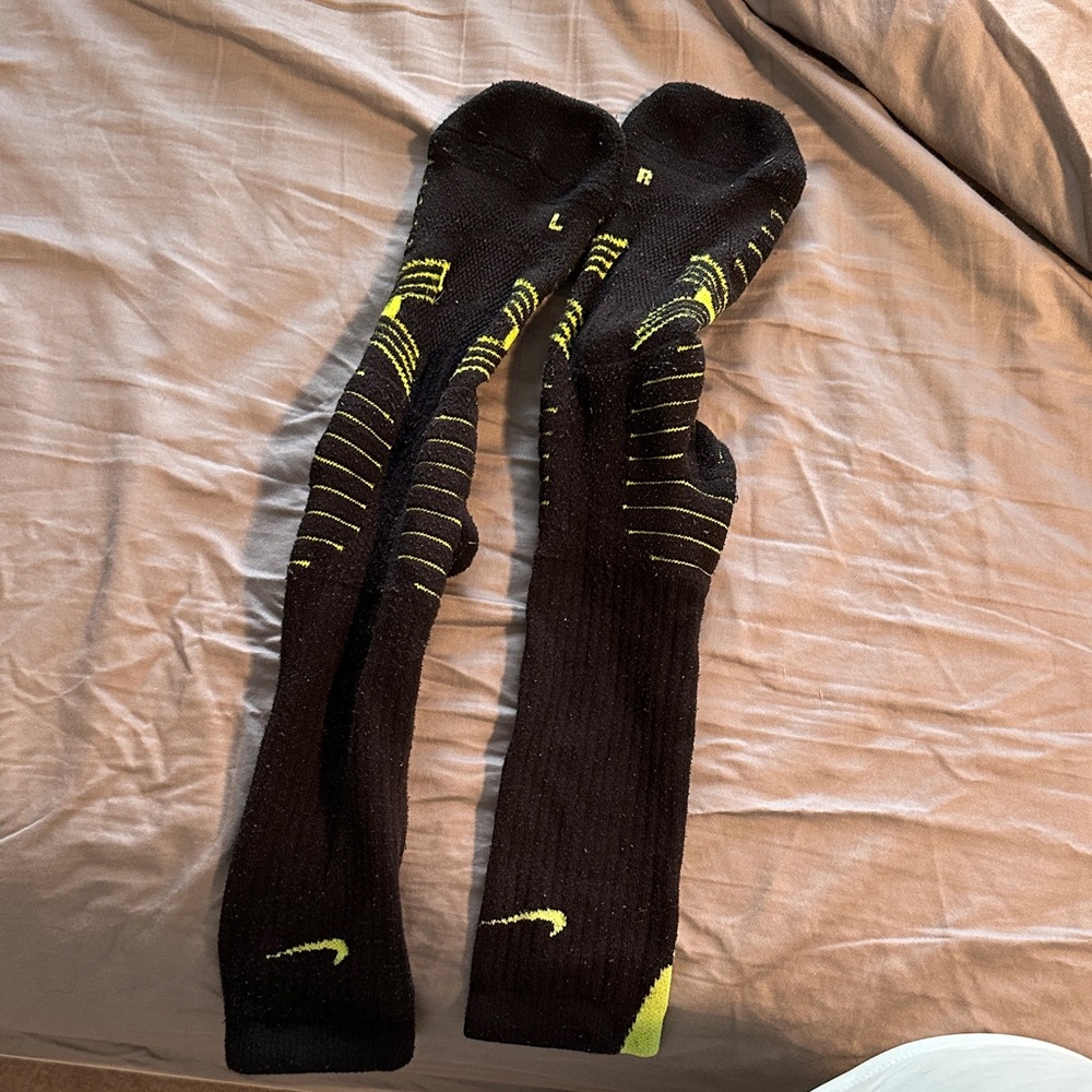 Nike Men's Athletic Socks in Black and Yellow